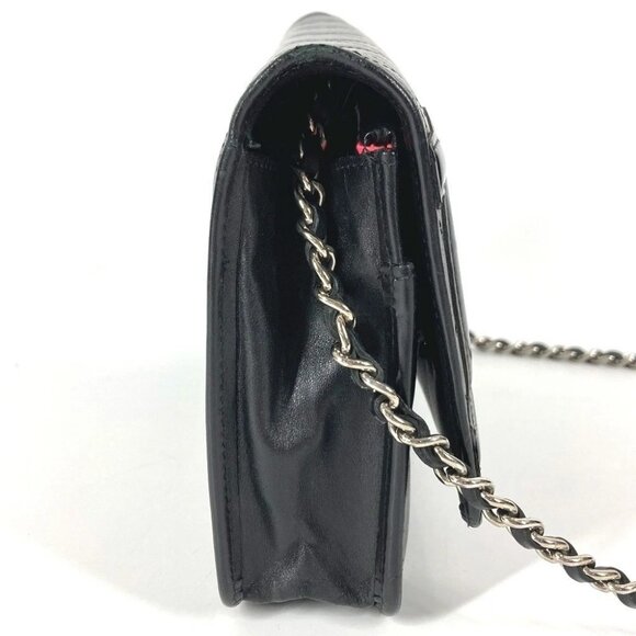 CHANEL A46646 Cambon Line Chain Long Wallet Crossbody Chain Bag Shoulder Bag - Picture 9 of 16